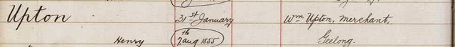 Enrolment Register Detail, 1871.